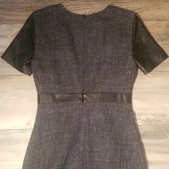 Robert Rodriguez tweed dress with leather trim - Picture 5 of 8
